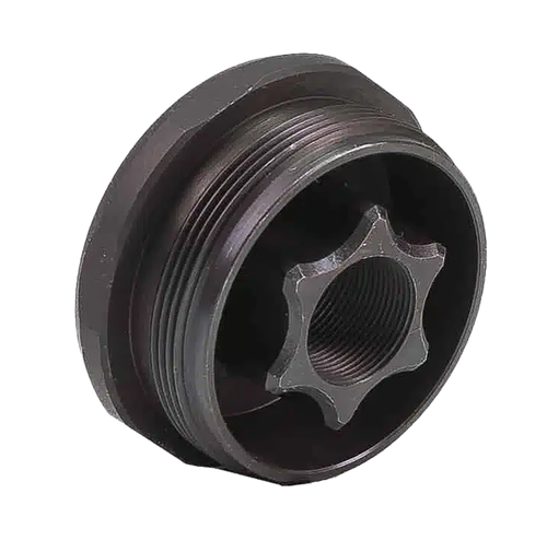 Jk Armament JK155HDM28 HD Thread Mount Fits 1/2"x28 Stainless Steel Cerakote Black