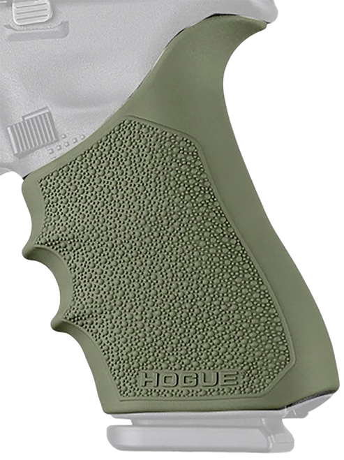 Hogue 17021 Grip Sleeve Handall Beavertail OD Green Rubber