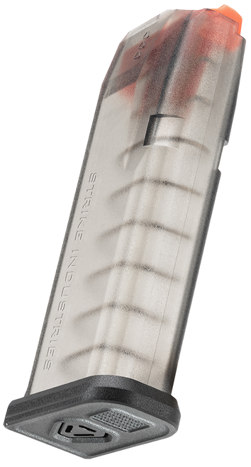 Strike Industries GMAG19   15rd Compatible w/ Glock 19/26 Gen3-5 Translucent Smoke