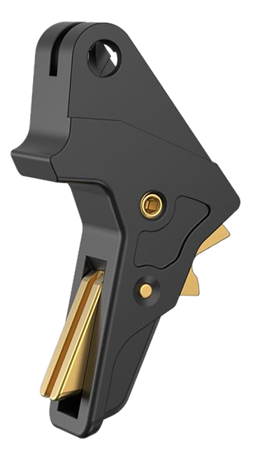 Tyrant CNC TDMPTRIGFSCBLK/GOLD   Black Fits S&W M&P Full-Size & Compact