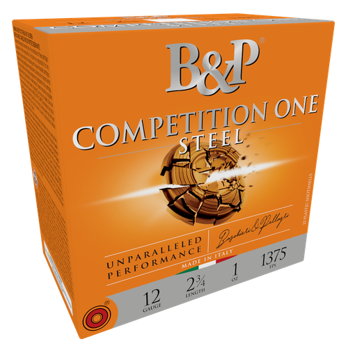 B&p Ammunition 12B1GCP7 Competition One  12Gauge 2.75" 1oz 7.5Shot 25 Per Box/10 Case