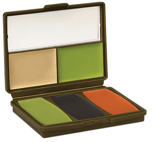 Hunters Specialties HS00278 Camo-Compac 5-Color Military Makeup Kit Green/Brown/Black/Sand