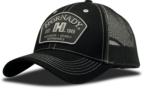 Hornady Gear 32790 Trucker  Black Hornady Patch