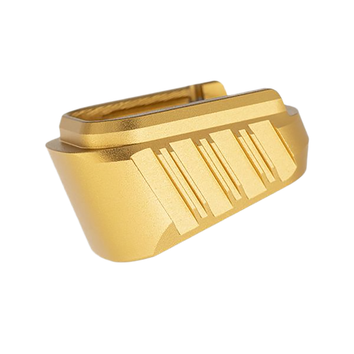 Tyrant CNC TDHCATMAGEX3GOLD Hellcat Magazine Extension Fits Springfield Hellcat Pro Gold 7000 Series Aluminum