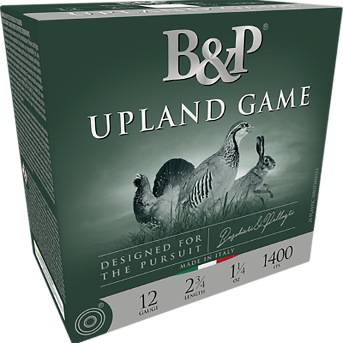 B&p Ammunition 12B14UP4 Upland Game  12Gauge 2.75" 1 1/4oz 4Shot 25 Per Box/10 Case