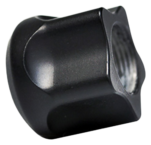 Timber Creek Outdoors 1/228TPBLC Thread Protector  Black Billet Aluminum 1/2"x28