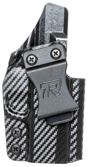 Rounded Gear SFAHELLCATCFRHVAR Kydex  IWB Black Kydex Fits Springfield Hellcat Belt Clip Right Hand