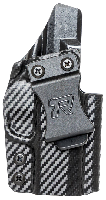 Rounded Gear SFAHELLCATCFRHVAR Kydex  IWB Black Kydex Fits Springfield Hellcat Belt Clip Right Hand
