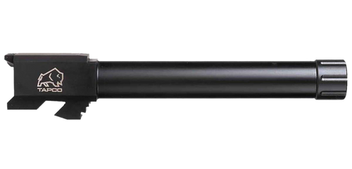 Tapco TAP22001 9mm Luger Threaded Black Nitride Stainless Steel, Fits Glock 17 Gen1-3