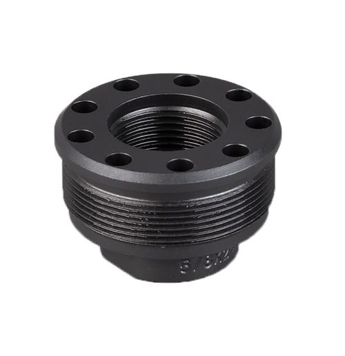 SilencerCo AC837 Alpha Direct Thread Mount Fits M18X1 Matte Black