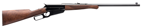 Winchester Repeating Arms 534286154 Model 1895 High Grade Full Size 405 Win 4+1 24" Gloss Blued Button-Rifled Barrel, Drilled & Tapped Steel Receiver, Grade III/IV Walnut Straight Grip Stock
