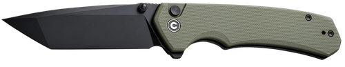 Civivi Knives C19059C-2 Brazen  3.46" Folding Plain Black D2 Steel Blade, OD Green Textured G10 Handle