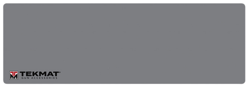 TekMat TEKR36TMLOGOGY  Cleaning Mat Gray Rubber 12"x36" TEKMAT Logo