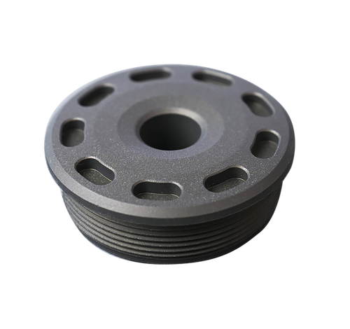 SilencerCo AC5390 Bravo Front Cap 30 Cal Fits Titanium Matte Black