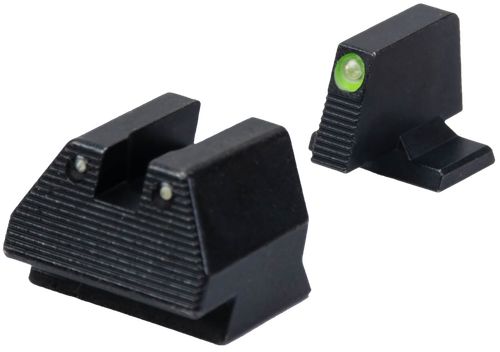 HK 51000939 Night Sight Set  Fixed Green Tritium/Black Frame Fits HK VP9 9mm Luger
