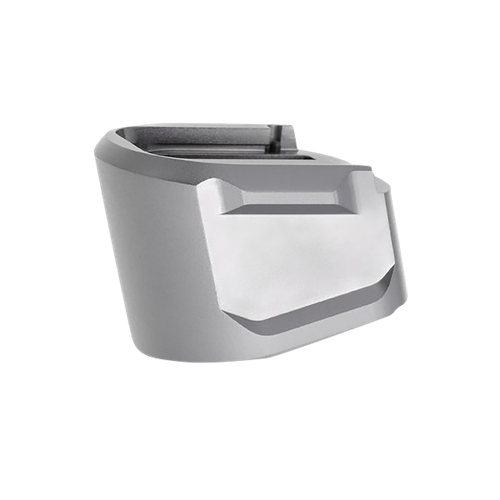 Tyrant CNC TDECHEMAGEX17GREY  Magazine Extension 9mm Fits Springfield Echelon 5rd Grey Aluminum