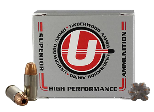 Underwood Ammo 114 XTP  9mmLuger 124gr Jacketed Hollow Point 20 Per Box/10 Case