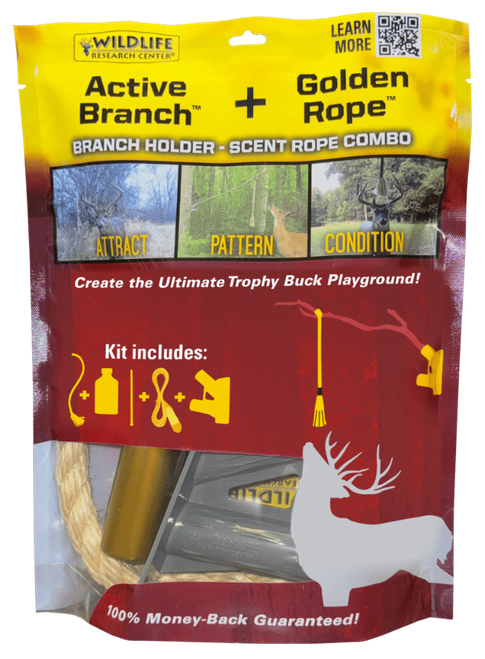Wildlife Research 3974Combo Kit includes One Golden Rope, 4 oz Golden Rope Scent & Active-Branch Holder
