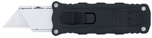 CobraTec Knives CTOTFUKSBBLK Utility  OTF Aluminum Blade, 3.38" Black Anodized Aluminum Handle