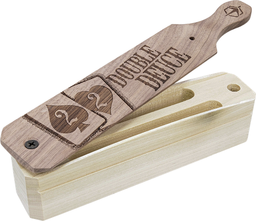 Hunters Specialties HSDTBC Double Deuce Box Call Attracts Turkey Species Walnut