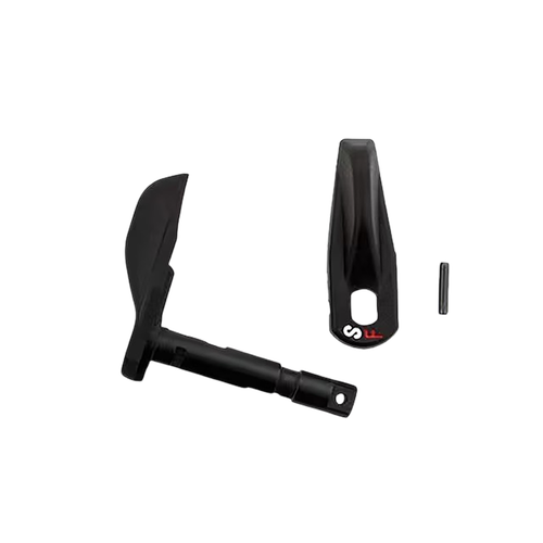 HK 50219621 Safety Lever Kit 9mm Luger/40 S&W/357 Sig/45 ACP H&K USP Compact, Black Alloy Ambidextrous