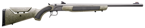 CVA PR3233N Accura MR-X 50 Cal VariFlame 26" Tungsten Cerakote Fluted Threaded Barrel, Drilled & Tapped Receiver, Adjustable Black/Gray Webbing Synthetic Stock