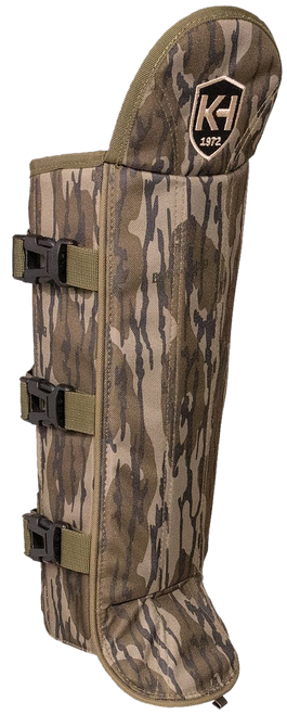 Moultrie KHT0216  Snake Gaiters Mossy Oak Bottomland Polycarbonate Adjustable Straps