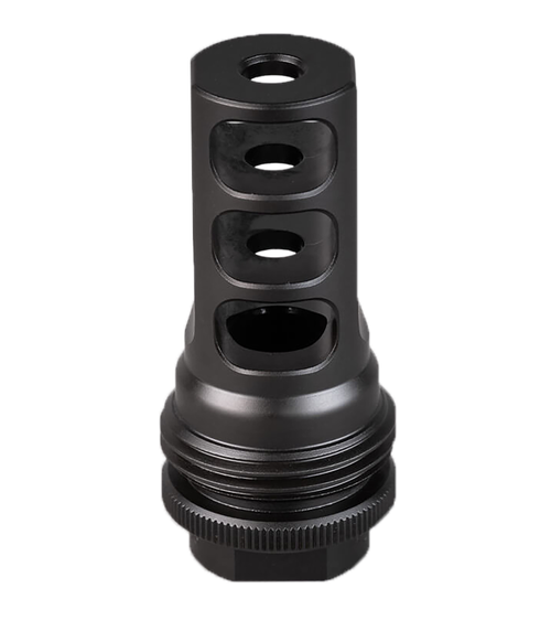 SilencerCo AC2631 ASR Muzzle Brake Black Nitride 3/4"x24 Threads 458 Cal