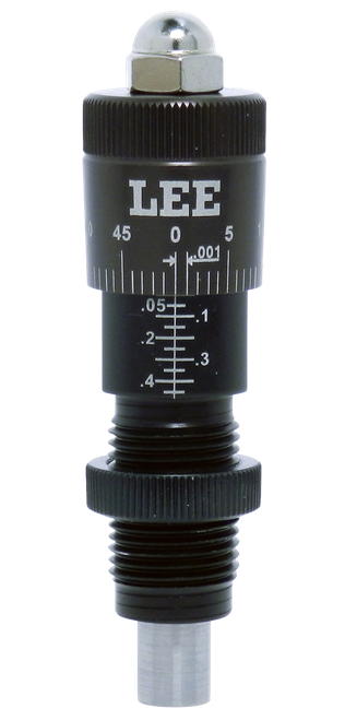 Lee Precision 92162 Micrometer Factory Crimp Adapter Black/Clear 44/45 Cal Pistol Firearm