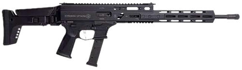 Grand Power 810091156094 Stribog SP9A3G 9mm Luger 16" Black Barrel, Black Receiver, Polymer Stock & Grip