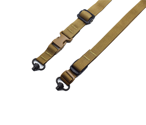 Tacshield T6031CY Warrior 2-in-1 Sling Coyote Tan Webbing Two-Point Rifle/Shotgun