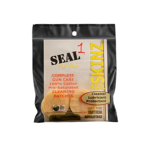 Seal 1 SS-10 Seal SKINZ Cleaning Patches/Cloths 270-30 Cal 1.75" Cotton