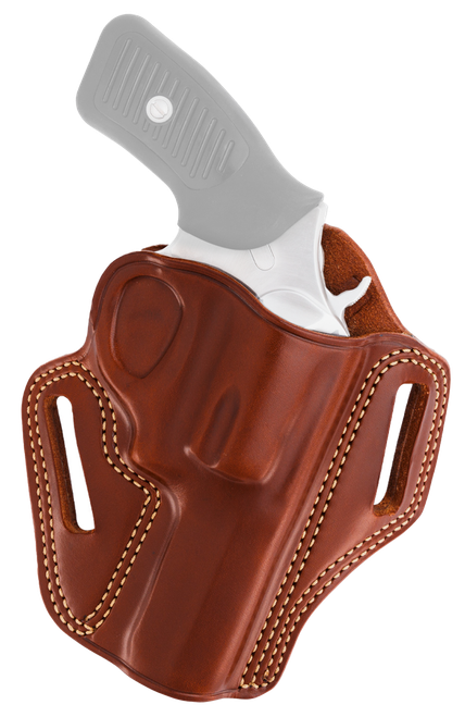 Galco CM334 Combat Master Belt Holster OWB Tan Steerhide Fits S&W L Frame M686 Plus Right Hand