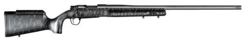 Christensen Arms 8010200400 Mesa Long Range 300 Win Mag 3+1 26" Threaded Barrel, Tungsten Gray Cerakote, Black with Gray Webbing Stock