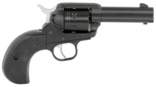 Ruger 2015 Wrangler  22 LR 6 Shot 3.75" Black Cerakote Steel Barrel, Black Cerakote Aluminum Frame, Black Cerakote Cylinder, Black Birdshead Grip, Exposed Hammer