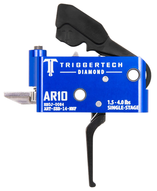 TriggerTech ARTSAB14NNF Diamond  Black Straight Flat Fits AR-10