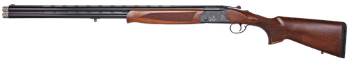 Iver Johnson Arms IJ60028 IJ600  28 Gauge Break Open 2.75" 2 Shot 28" Black Over/Under Vent Rib Barrel, Engraved Matte Black Chrome Steel Receiver, Fixed Walnut Stock