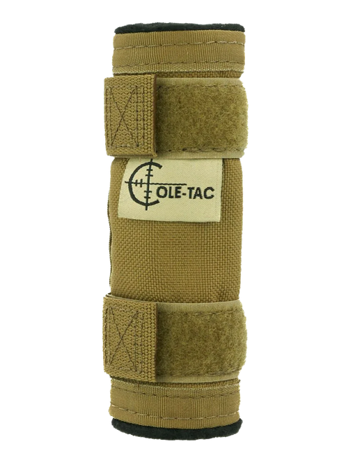 Cole-tac BPC102 Baby Python Suppressor Cover Fits 5" Long Cordura Nylon Coyote Brown
