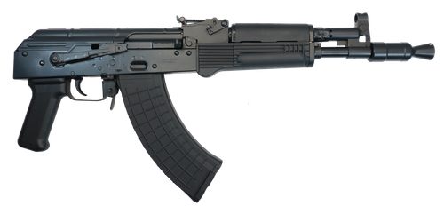 Pioneer Arms AK0031FTP Hellpup  7.62x39mm 30+1 11.73" Black Threaded Barrel, Polymer Handguard, Black Polymer Grip, Side Mounted Optics Rail