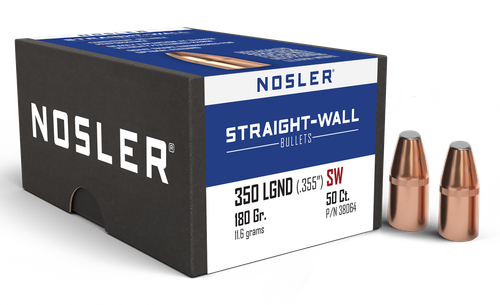 Nosler 38064 Straight Wall  350Legend 180gr Power Point 50CT