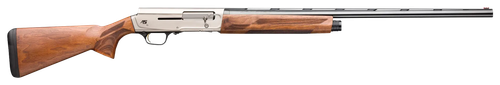Browning 0119035005 A5 Upland Sweet Sixteen 16 Gauge Semi-Auto 2.75" 4- 2.75" Shells 26" Gloss Blued Vent Rib Barrel, Brushed Nickel Aluminum Alloy Receiver, Fixed Turkish Walnut Stock