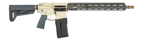 Q LLC  Sugar Weasel *CA Compliant 300 Blackout 10+1 16" Clear Anodized Cerakote Aluminum Receiver w/Picatinny Rail, M-LOK Handguard, CMOE SL-K Black Polymer Stock, Black Polymer Grip