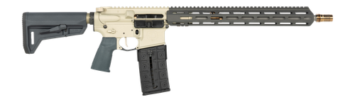 Q LLC  Sugar Weasel *CA Compliant 300 Blackout 10+1 16" Clear Anodized Cerakote Aluminum Receiver w/Picatinny Rail, M-LOK Handguard, CMOE SL-K Black Polymer Stock, Black Polymer Grip