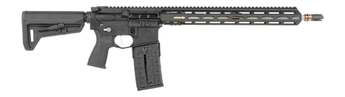 Q LLC  Sugar Weasel *CA Compliant 5.56 NATO 10+1 16"Black Cerakote Aluminum Receiver w/Picatinny Rail, M-LOK Handguard, CMOE SL-K Black Polymer Stock, Black Polymer Grip