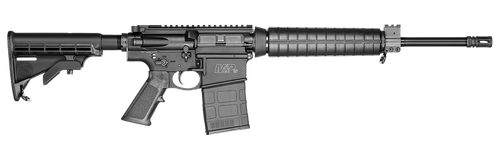 Smith & Wesson 11532 M&P10 Sport OR 308 Win / 7.62x51mm NATO 16" Black Armornite Barrel 20+1, Black Receiver, Black 6 Position Telescopic Stock, Polymer Grip, Manual Ambidextrous Safety On Lower