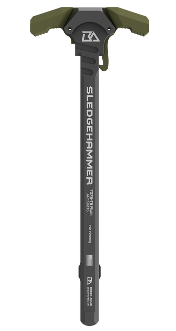 Breek Arms BRK6015RGREEN Sledgehammer Charging Handle Mil Spec AR15/M16 Rifles OD Green Aluminum