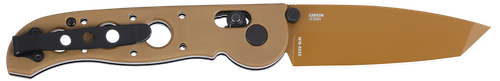 CRKT M1602XD M16 Tactical 3.11" Folding Tanto Plain Desert Tan D2 Steel Blade, Desert Tan Grivory Handle