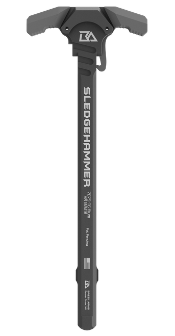 Breek Arms BRK6015MGRAY Sledgehammer Charging Handle Mil Spec AR15/M16 Rifles Gray Aluminum