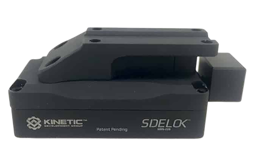 Kinetic Development Group SID5-220 Sidelock Trijicon MRO Mount Black Aluminum Compatible w/ Trijicon MRO/Trijicon MRO Patrol/Burris RT-1X