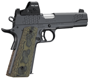 Kimber Mfg.,inc 3000435 KHX Custom (OI) 10mm 8+1 5" Front Serrations Stainless Steel Slide Gray KimPro II G-10 Grip